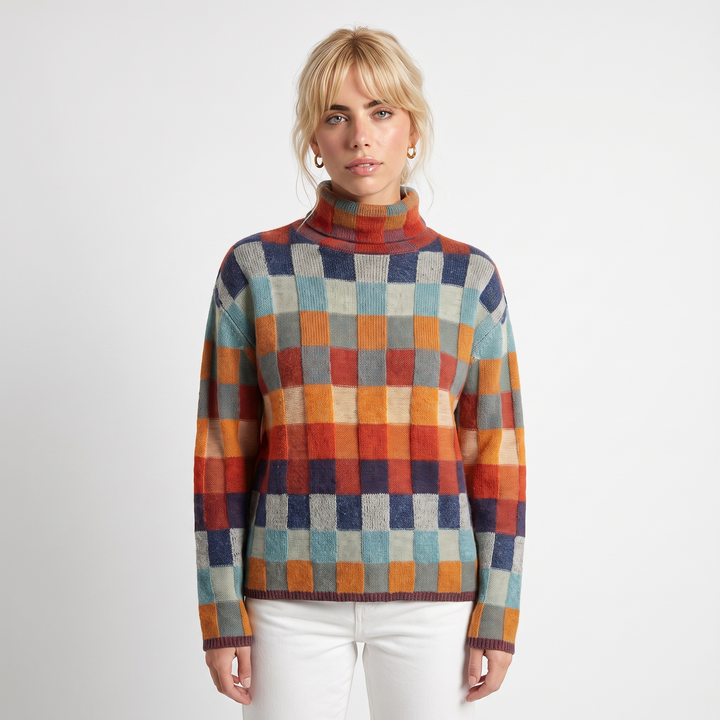Sunoire caitlyn warm luxury cashmere sweater top front crop 01