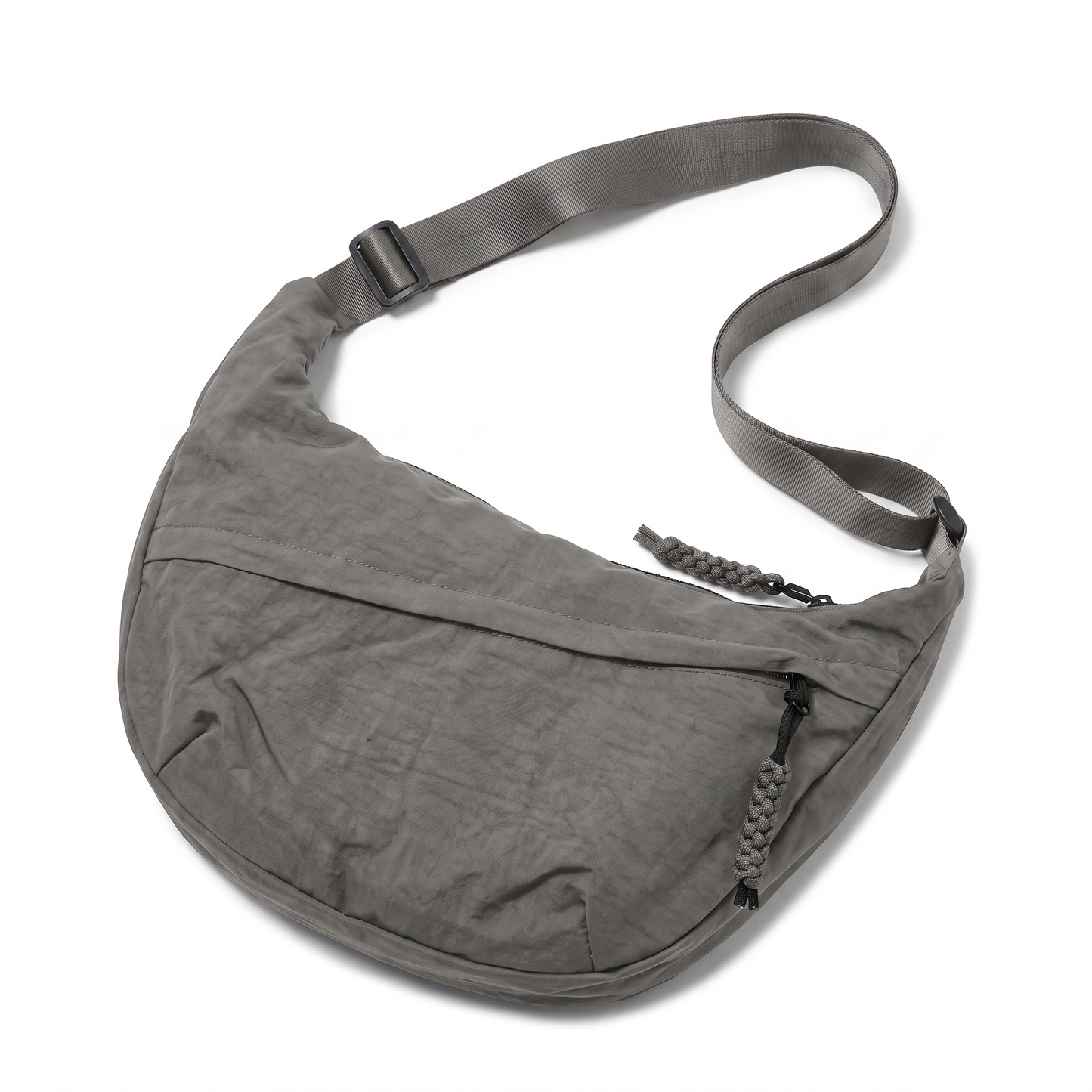Sunoire camille black slouchy crossbody bag colorway gray front hero 01