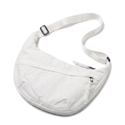 Sunoire camille black slouchy crossbody bag colorway white front hero 01