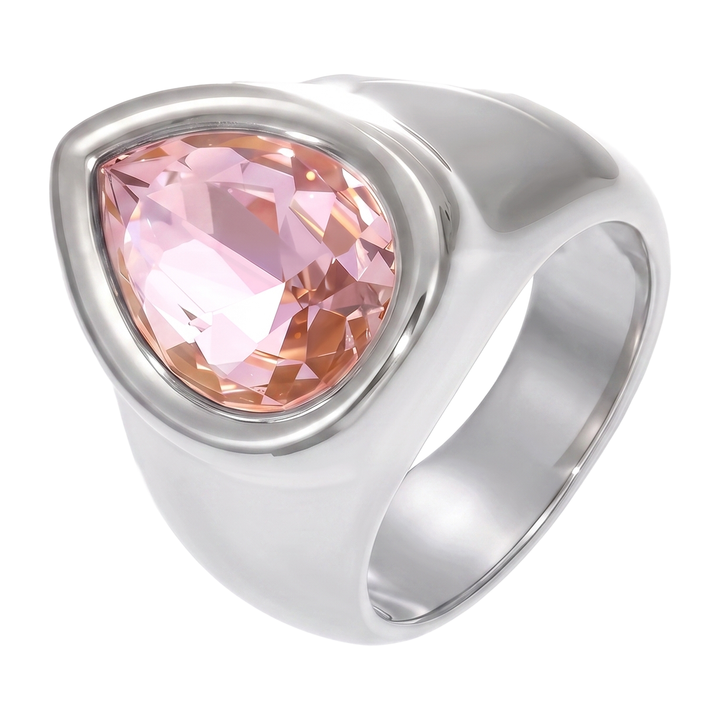 Caprice Ring — Silver+Pink