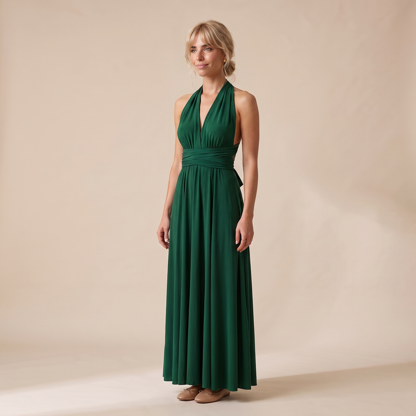 Sunoire carmen dress colorway brown front hero 01