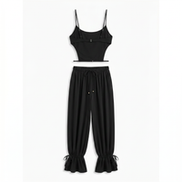 Sunoire chemed spaghetti jogger pants set mannequin black 01
