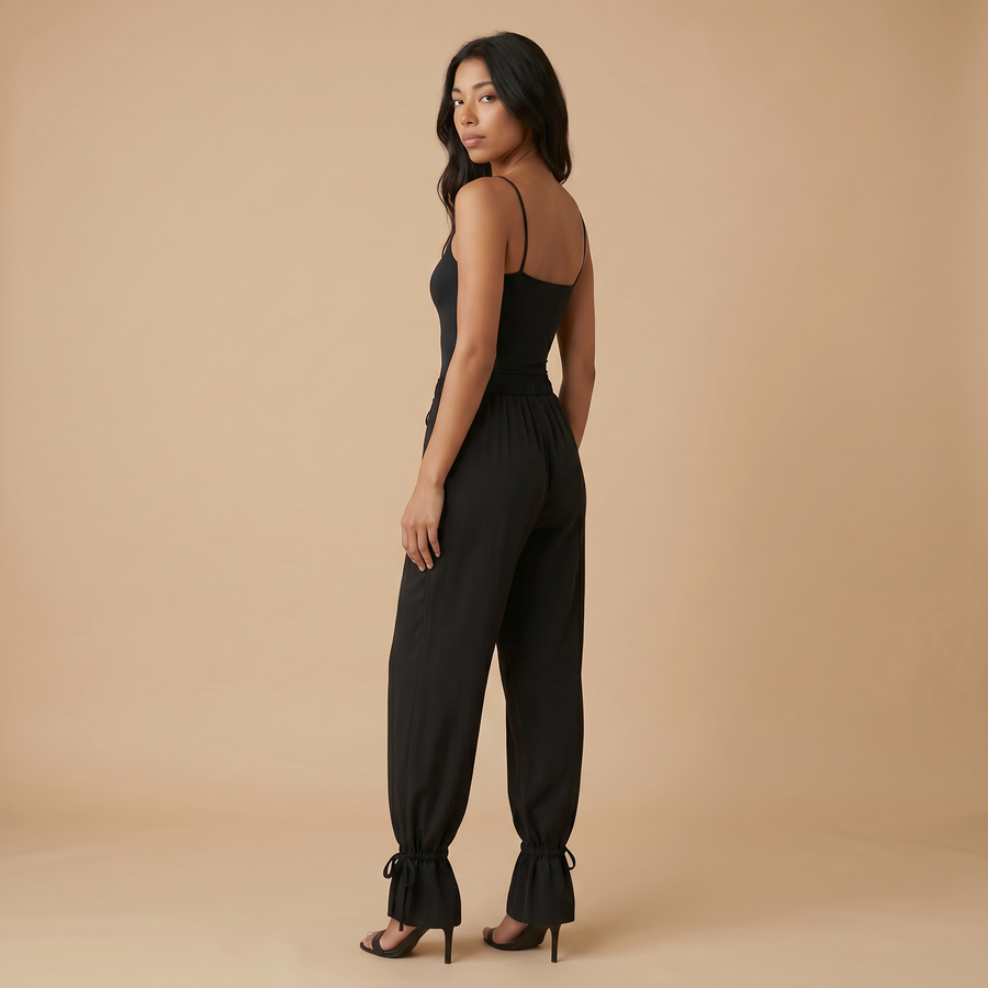 Sunoire chemed spaghetti jogger pants set three quarter 01