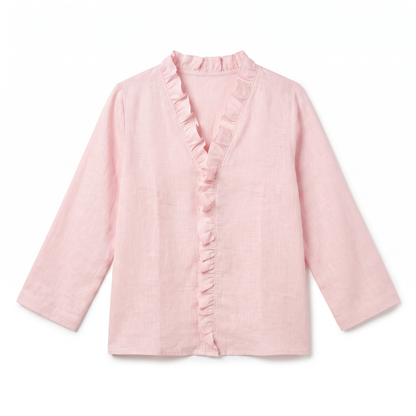 Sunoire chloe blouse garment flatlay 01