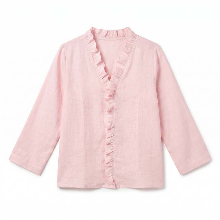 Sunoire chloe blouse garment flatlay 01