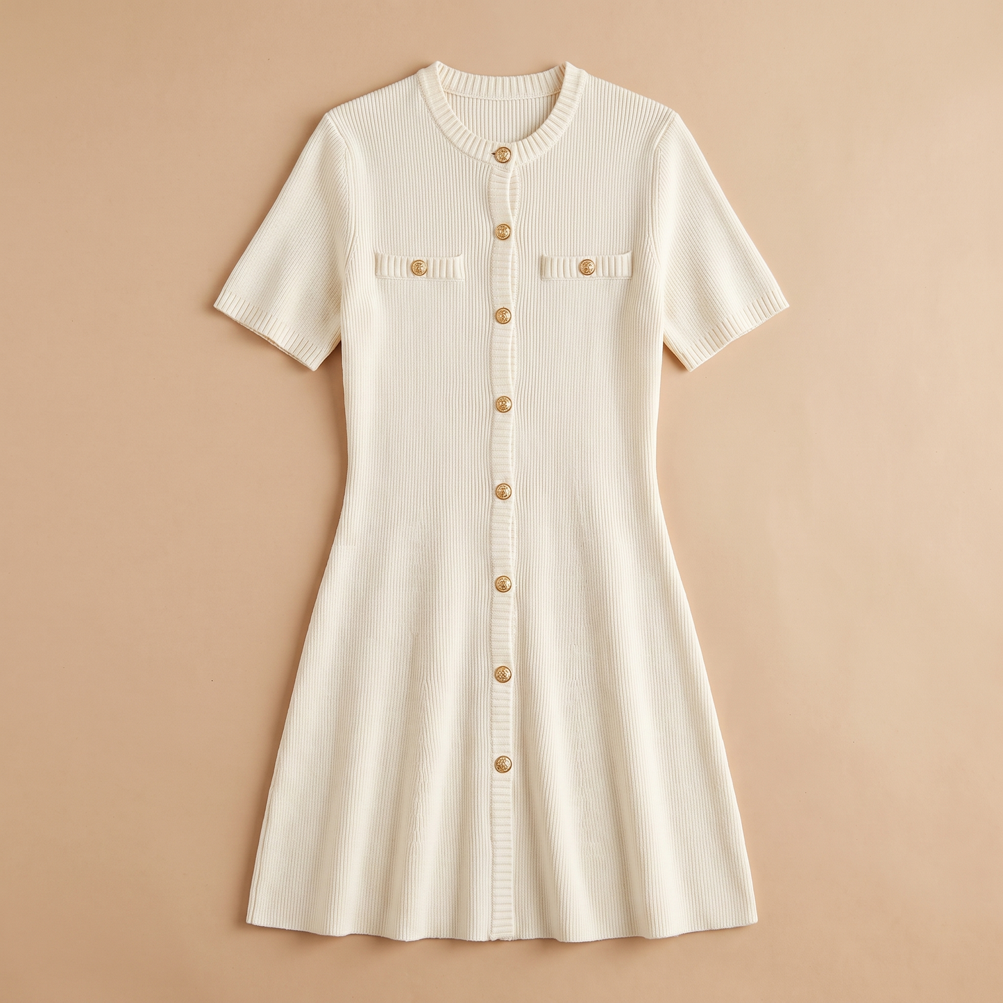 Sunoire clara white skirt garment flatlay 01