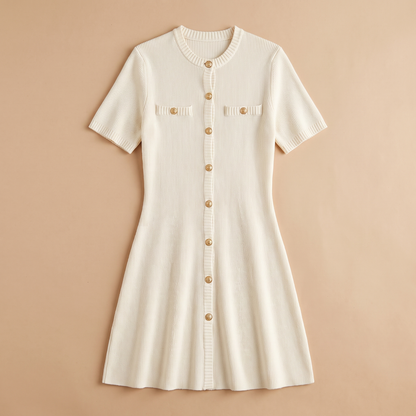 Sunoire clara white skirt garment flatlay 01