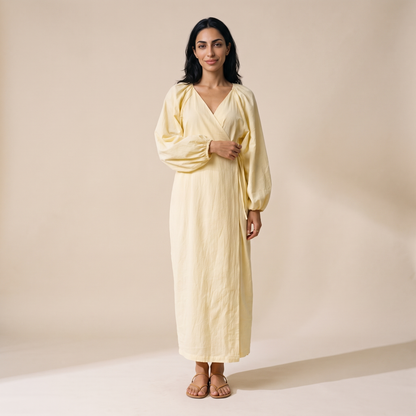 Sunoire cynzia yellow dress front hero 01
