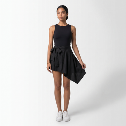 Sunoire daphne black skirt front hero 01