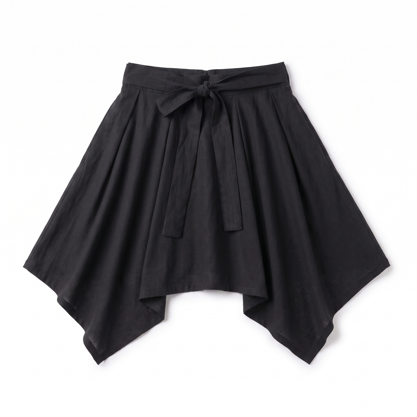 Sunoire daphne black skirt garment flatlay 01