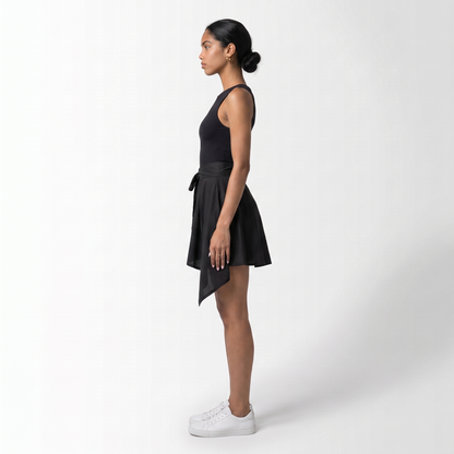 Sunoire daphne black skirt side view 01