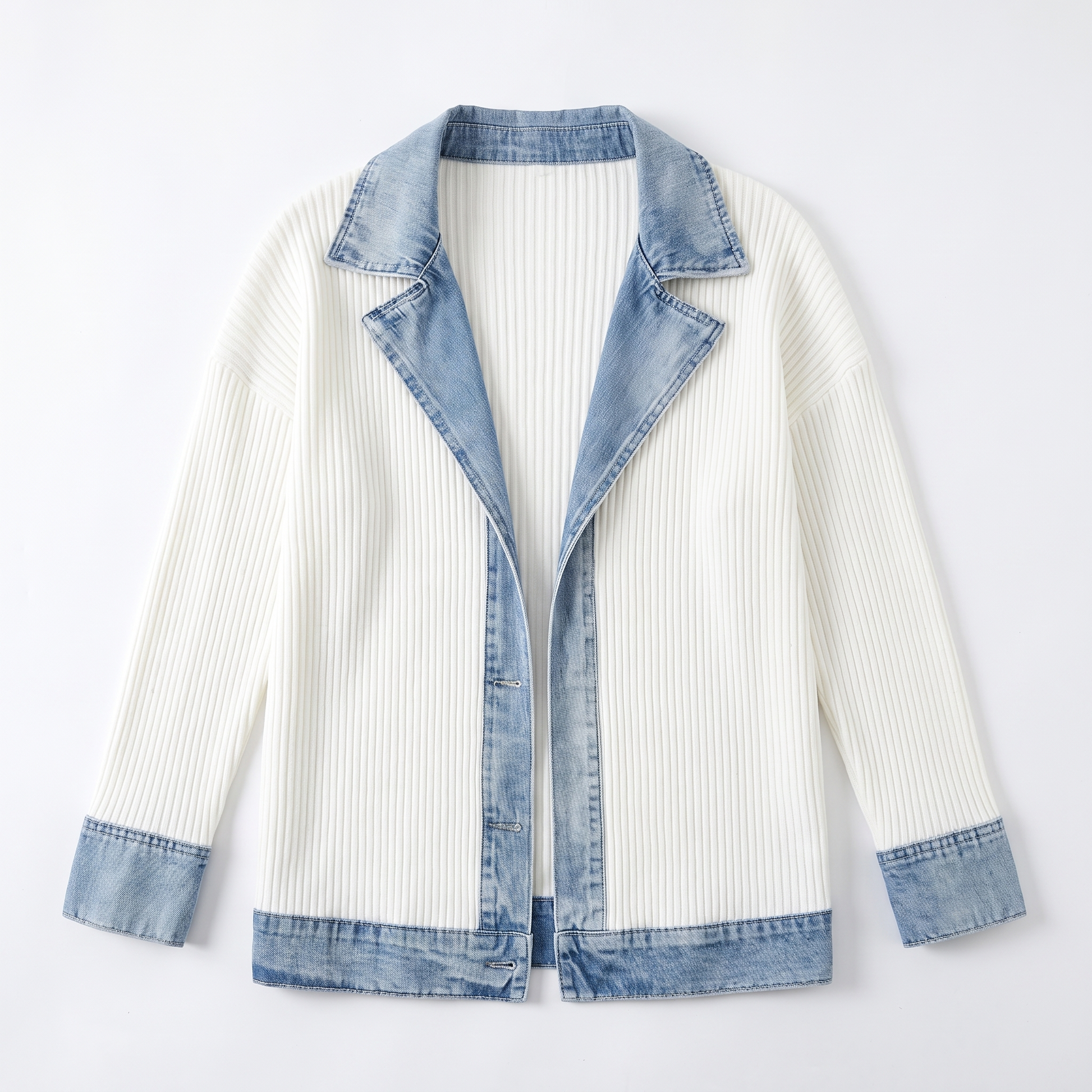 Sunoire elaine button jacket garment flatlay 01