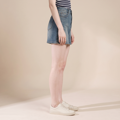 Sunoire elodie blue denim skirt bottom side crop 01