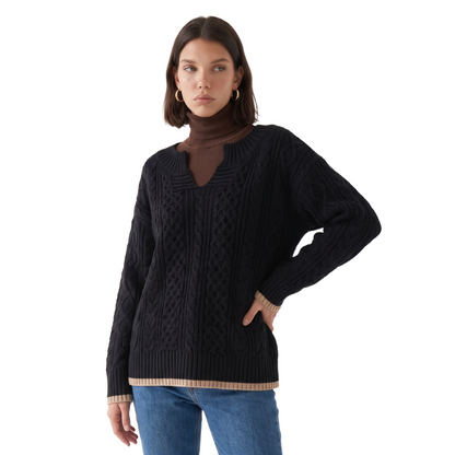 Sunoire grace-womens-oversized-cable-knit-sweater-v-neck-long-sleeve-jumper-top-alt-crop-1-01--cutout.png
