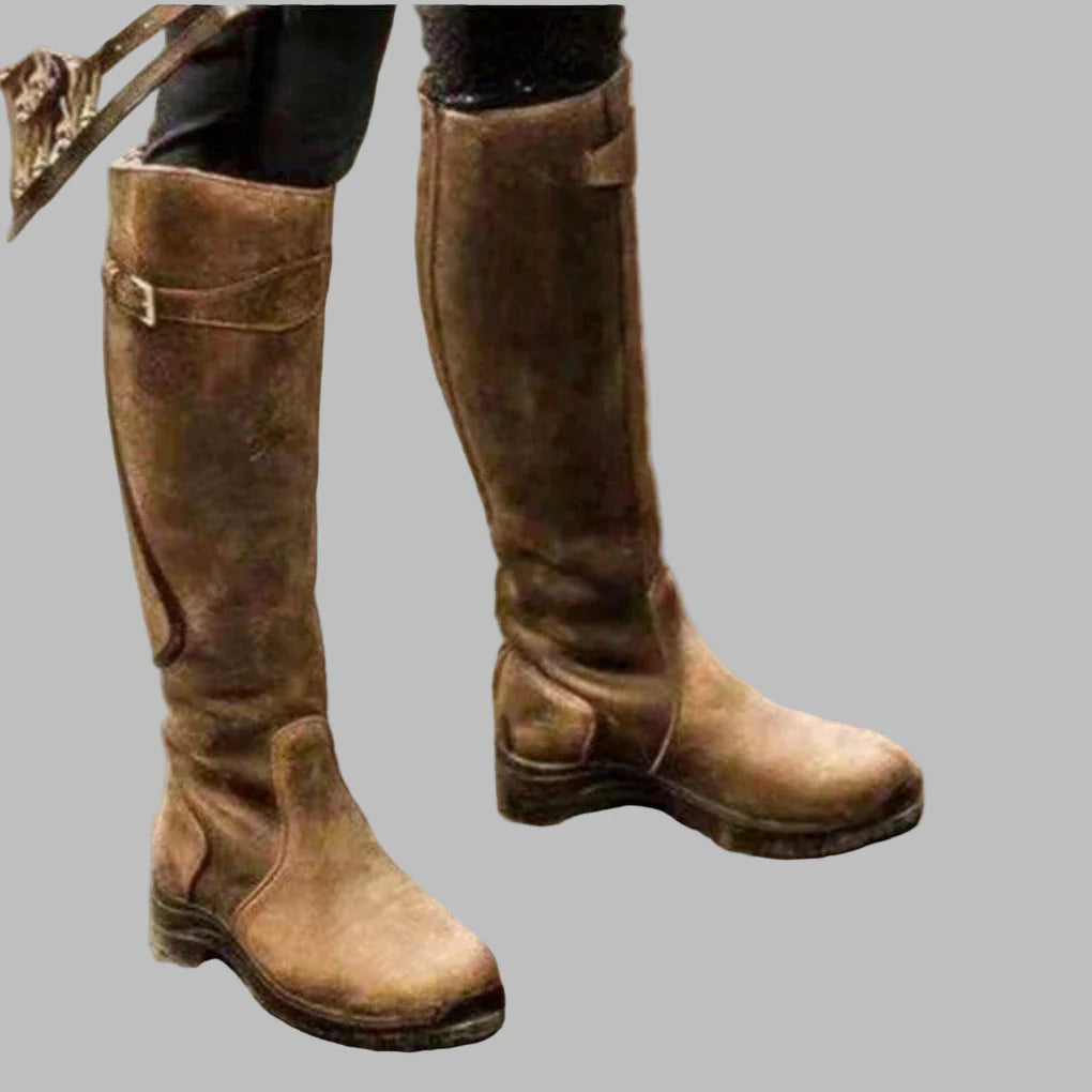 Orthopaedic Leather Boots in Brown