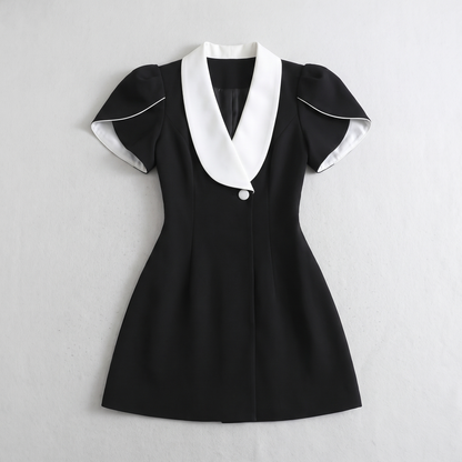 Sunoire guilia black dress garment flatlay 01