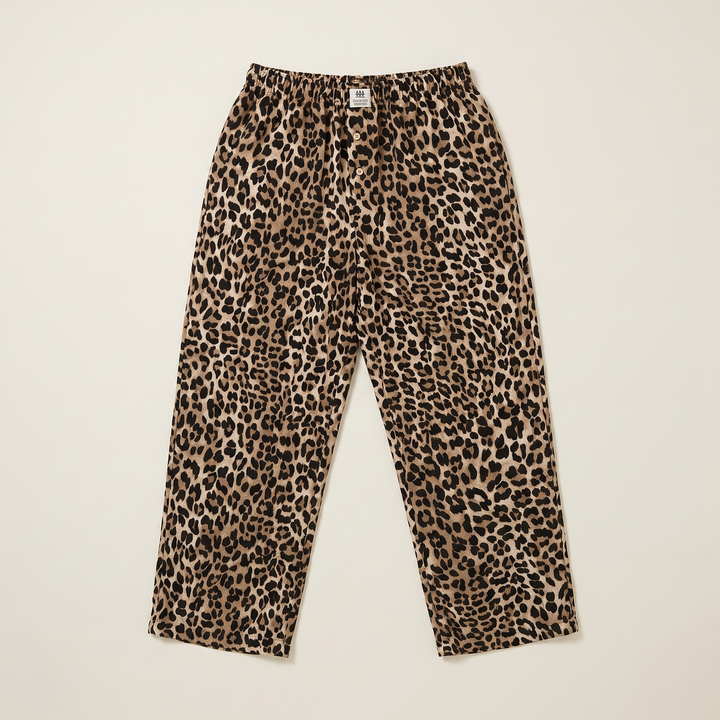 Sunoire guilia default leopard print pants garment flatlay 01