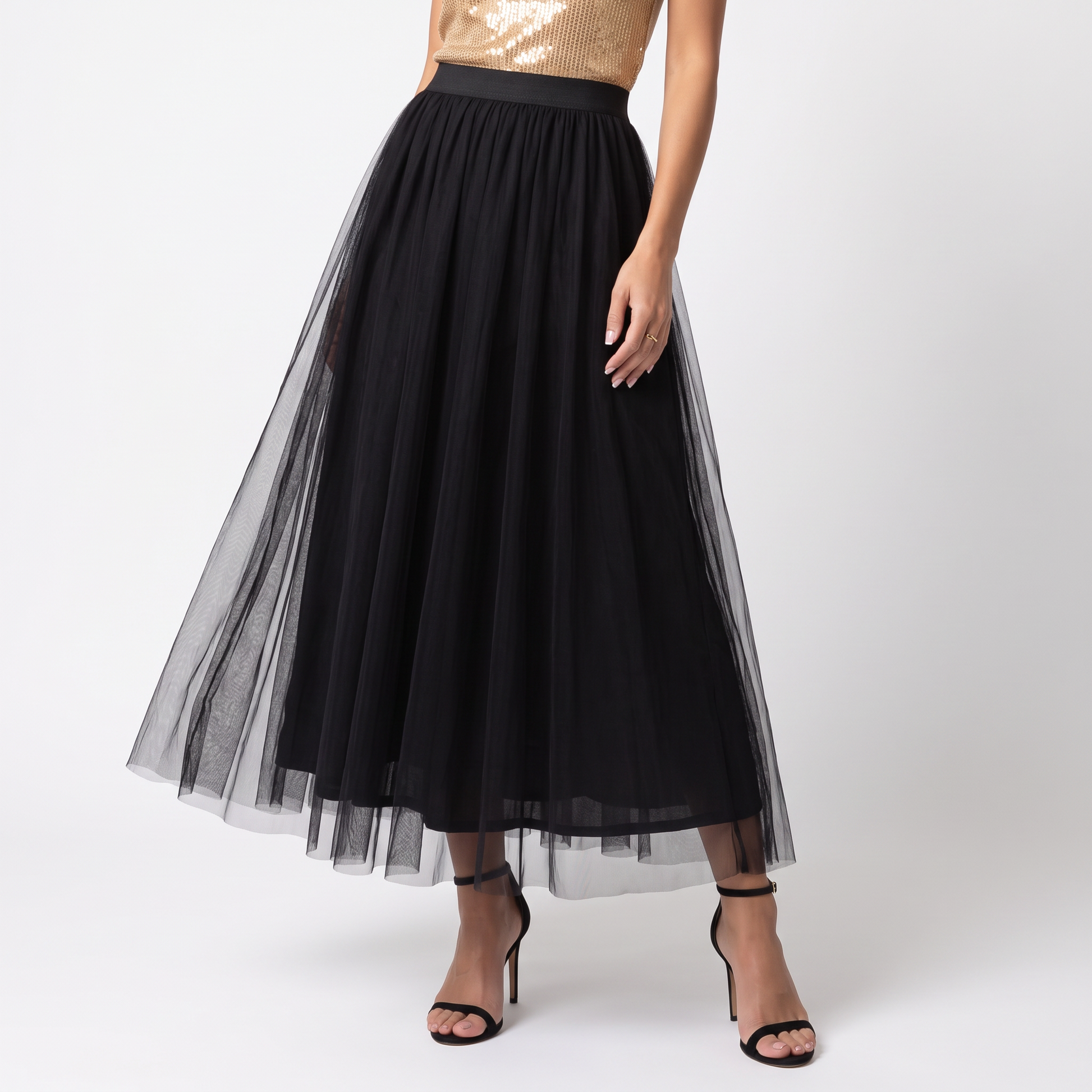 Sunoire heidi fashion langer knchelhoher rock bottom front crop 01