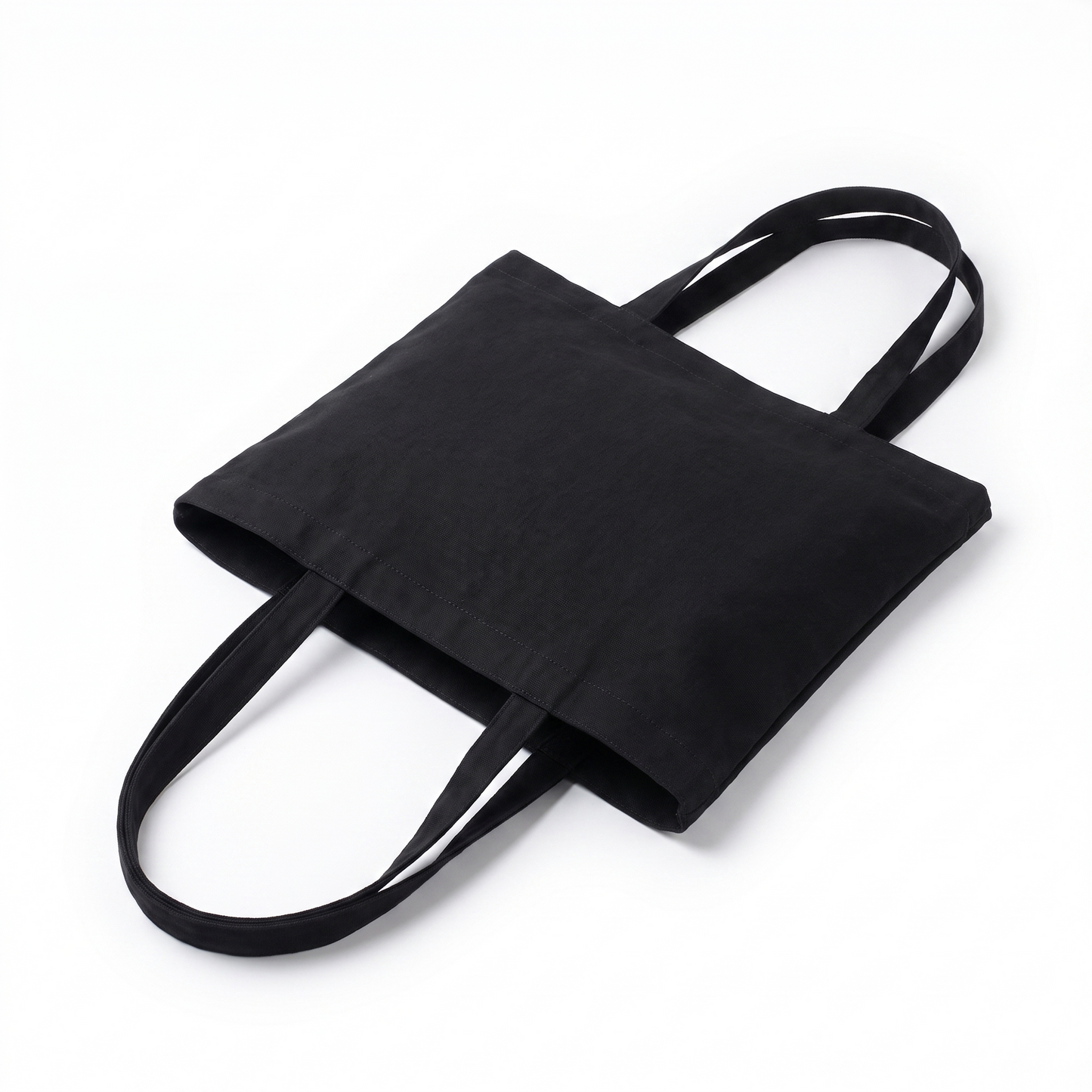 Sunoire iris black canvas tote bag 02 three quarter