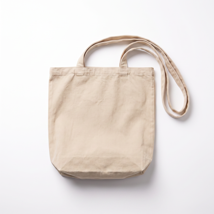 Sunoire iris black canvas tote bag colorway beige front hero 01