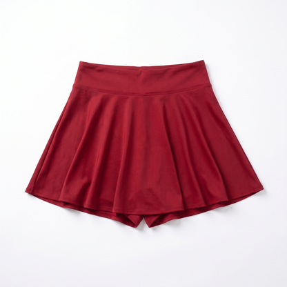 Sunoire isla black pleated skirt garment flatlay 01