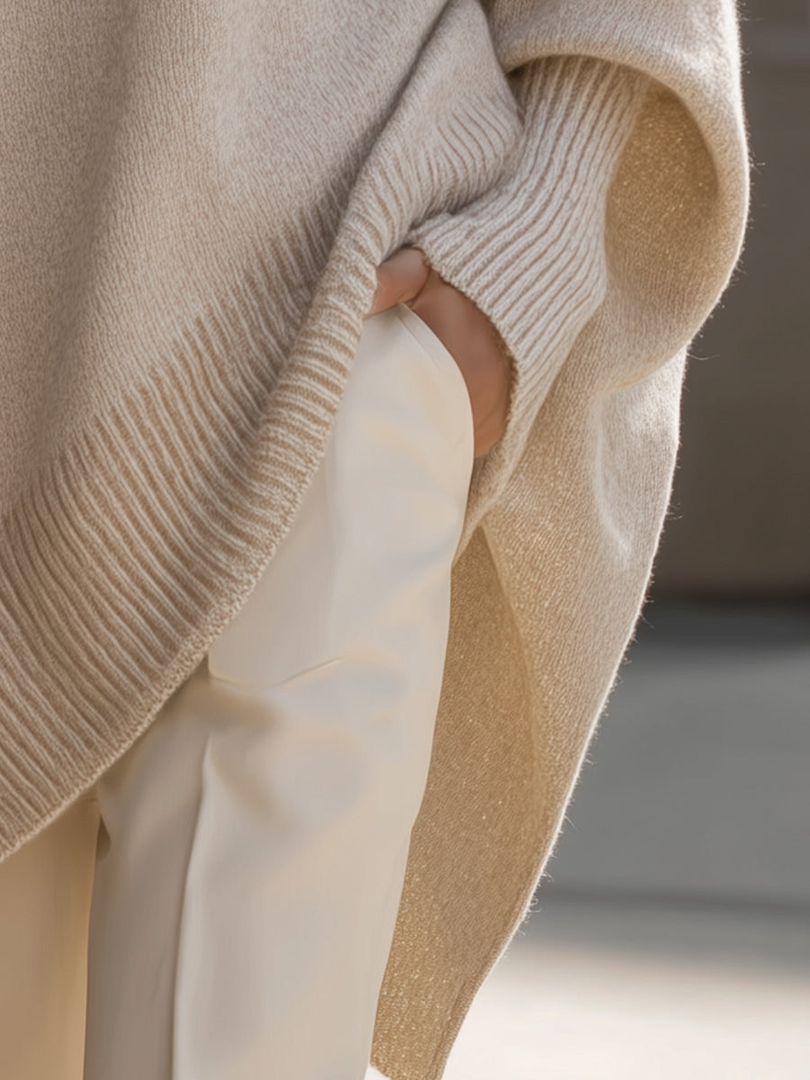 Jennifer | Sophisticated Jumper in Beige, another view