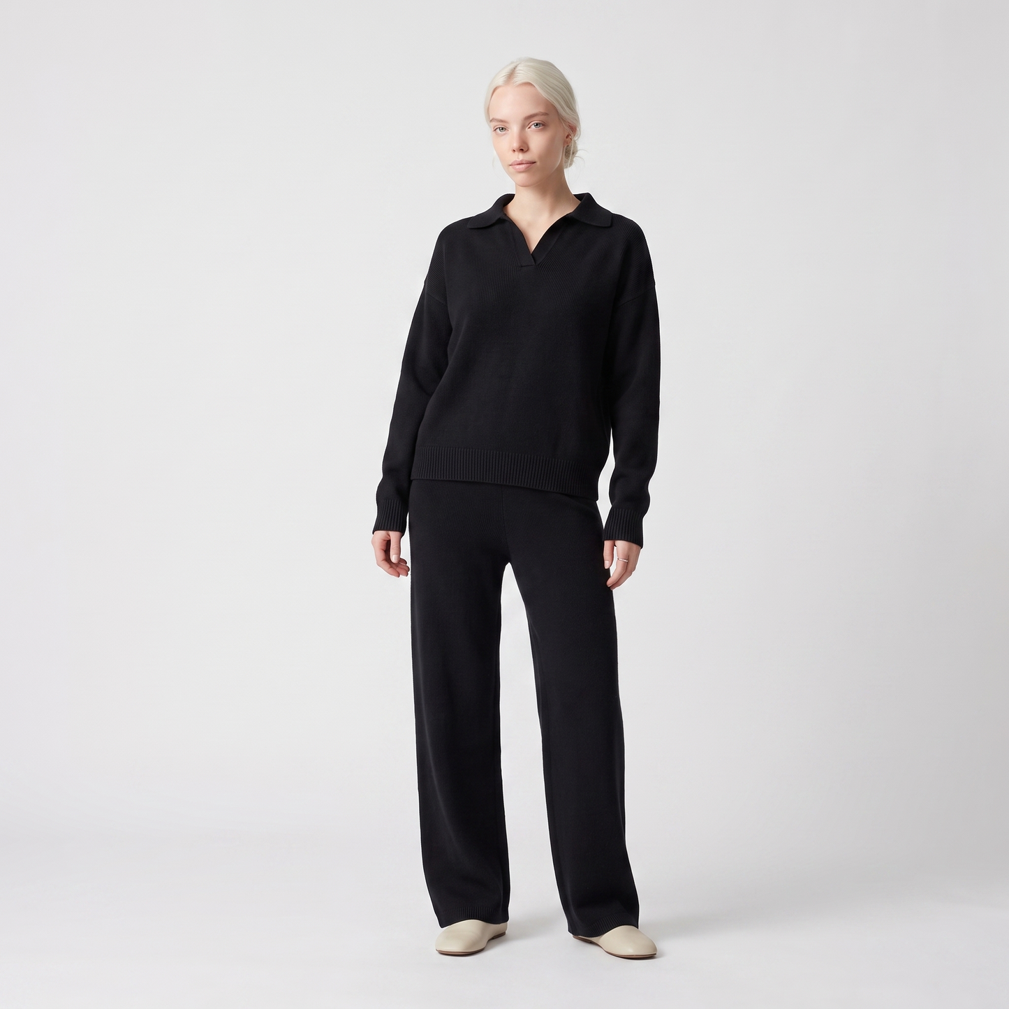 Sunoire lounge set dames clairmont colorway zwart front hero 01