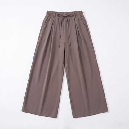 Sunoire maqvob top quality wholesale women s cargo pants trousers baggy sweat track jogger sports female wide leg pants for women garment flatlay 01