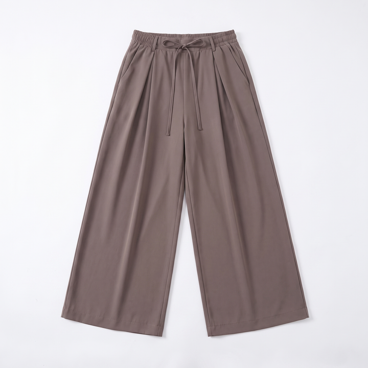 Sunoire maqvob top quality wholesale women s cargo pants trousers baggy sweat track jogger sports female wide leg pants for women garment flatlay 01