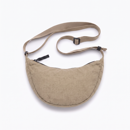 Sunoire margot black crescent crossbody bag colorway beige front hero 01