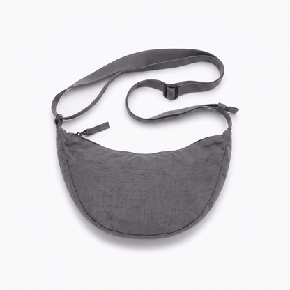 Sunoire margot black crescent crossbody bag colorway gray front hero 01