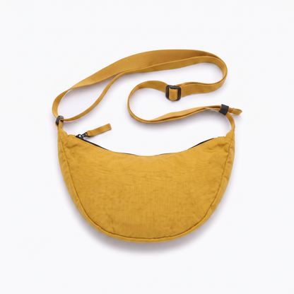Sunoire margot black crescent crossbody bag colorway yellow front hero 01