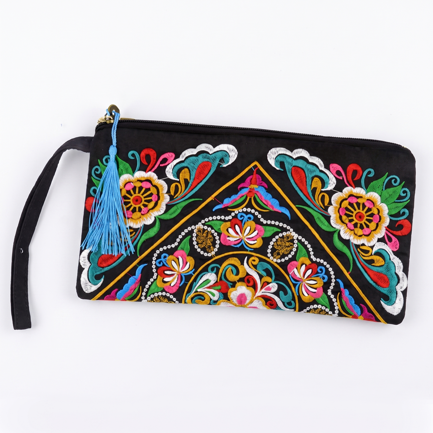 Sunoire marisol embroidered floral clutch bag 02 three quarter