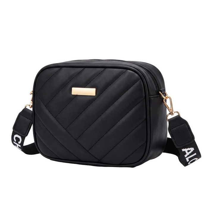 Sunoire marlowe black quilted crossbody bag 02 three quarter