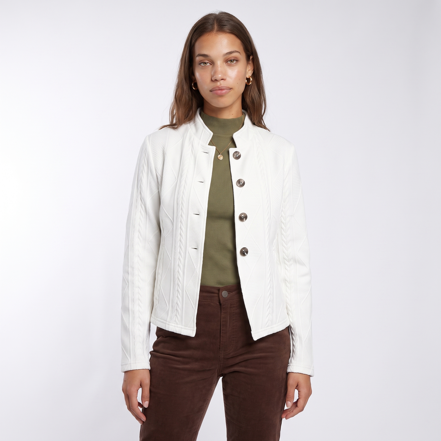 Sunoire maurelle elegant jacket top front crop 01