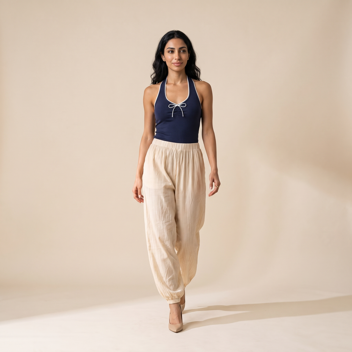 Sunoire melany beige pants front hero 01