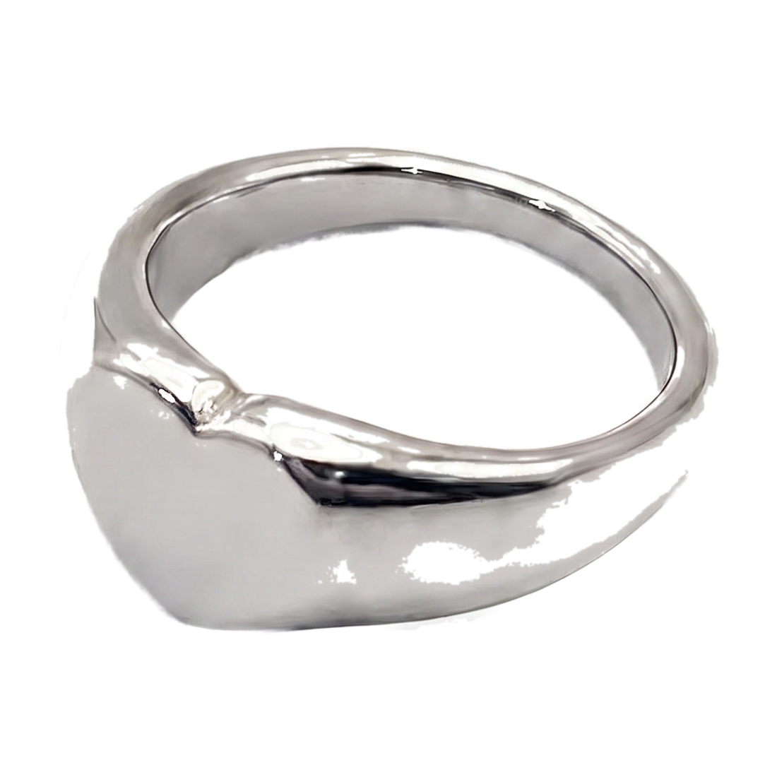 Sunoire emanco couple heart ring stainless steel punk style geometric personalized ring gift women valentine s day dropshipping 03 flatlay tr18940 silver color