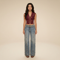 Sunoire morthael lace top in wine front hero 01