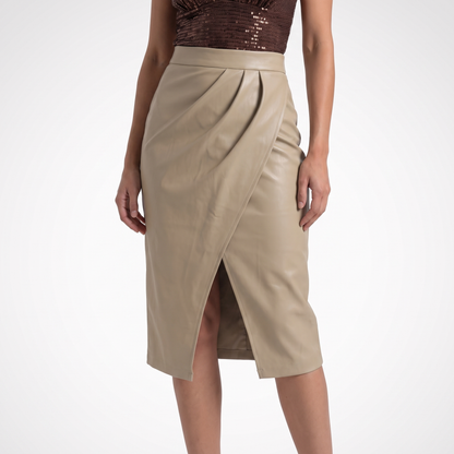 Sunoire natalie midirock im wickel look colorway beige front crop 01