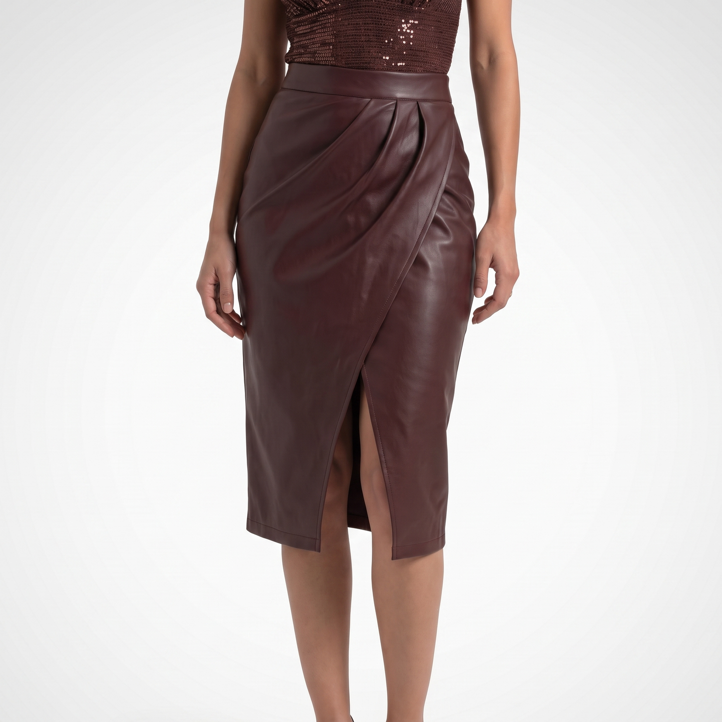Sunoire natalie midirock im wickel look colorway burgundy front crop 01