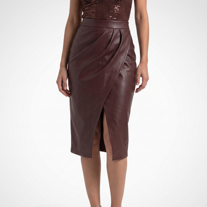 Sunoire natalie midirock im wickel look colorway burgundy front crop 01