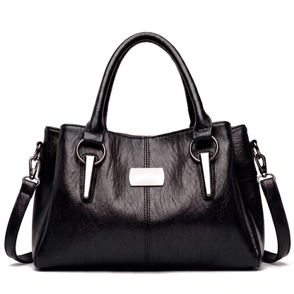 Sunoire new arrival luxury women s square messenger foldable handbags with zipper closure waterproof portable large capacity colorway black