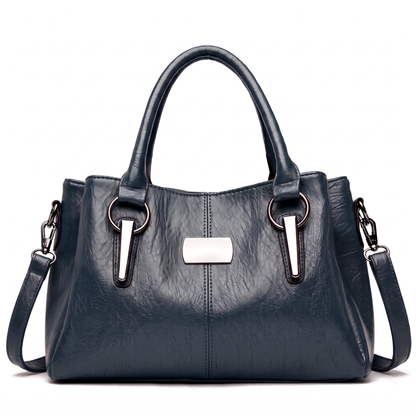 Sunoire new arrival luxury women s square messenger foldable handbags with zipper closure waterproof portable large capacity colorway blue