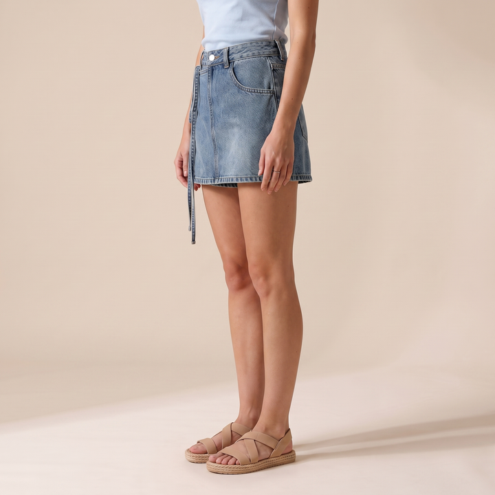 Sunoire noelle blue denim skirt bottom side crop 01