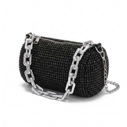 Sunoire nova black crystal crossbody bag 02 three quarter