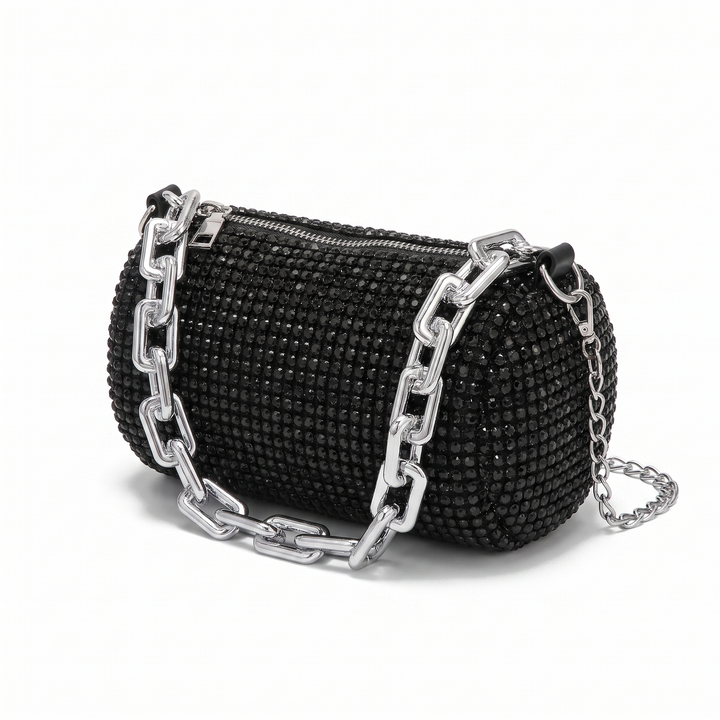 Sunoire nova black crystal crossbody bag 02 three quarter
