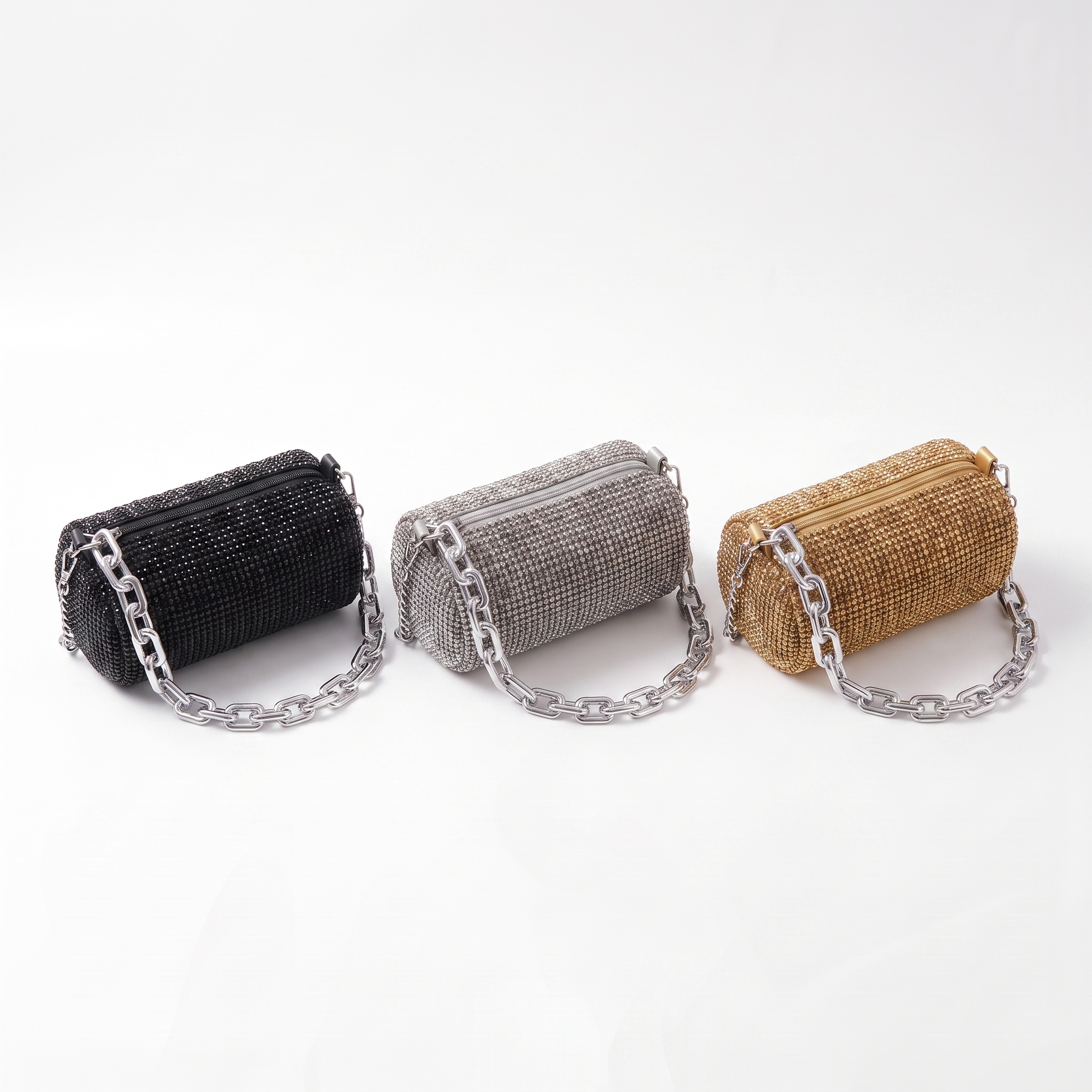 Sunoire Nova crossbody bag, all colorways group shot