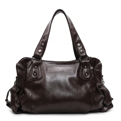 odessa black slouchy hobo bag in Coffee colorway image