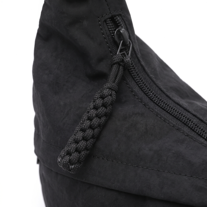 Crescent Hobo Bag, hardware close-up