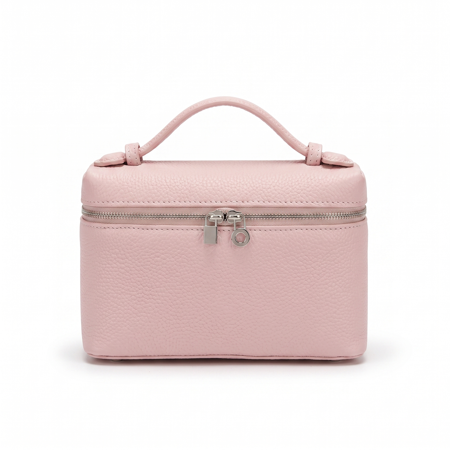 Sunoire opal pink lychee grain box bag 01 front